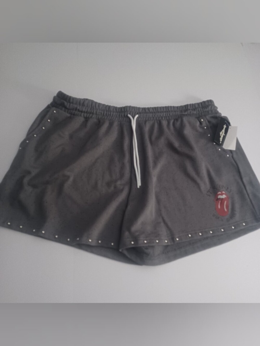 The Rolling Stones Gray Stone Shorts Sz XXL